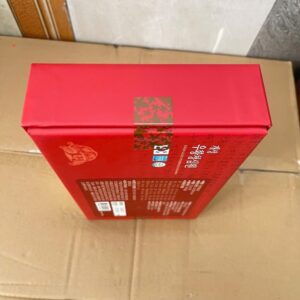 Tem niêm phong của hộp an cung rùa vàng Hàn Quốc 10 viên