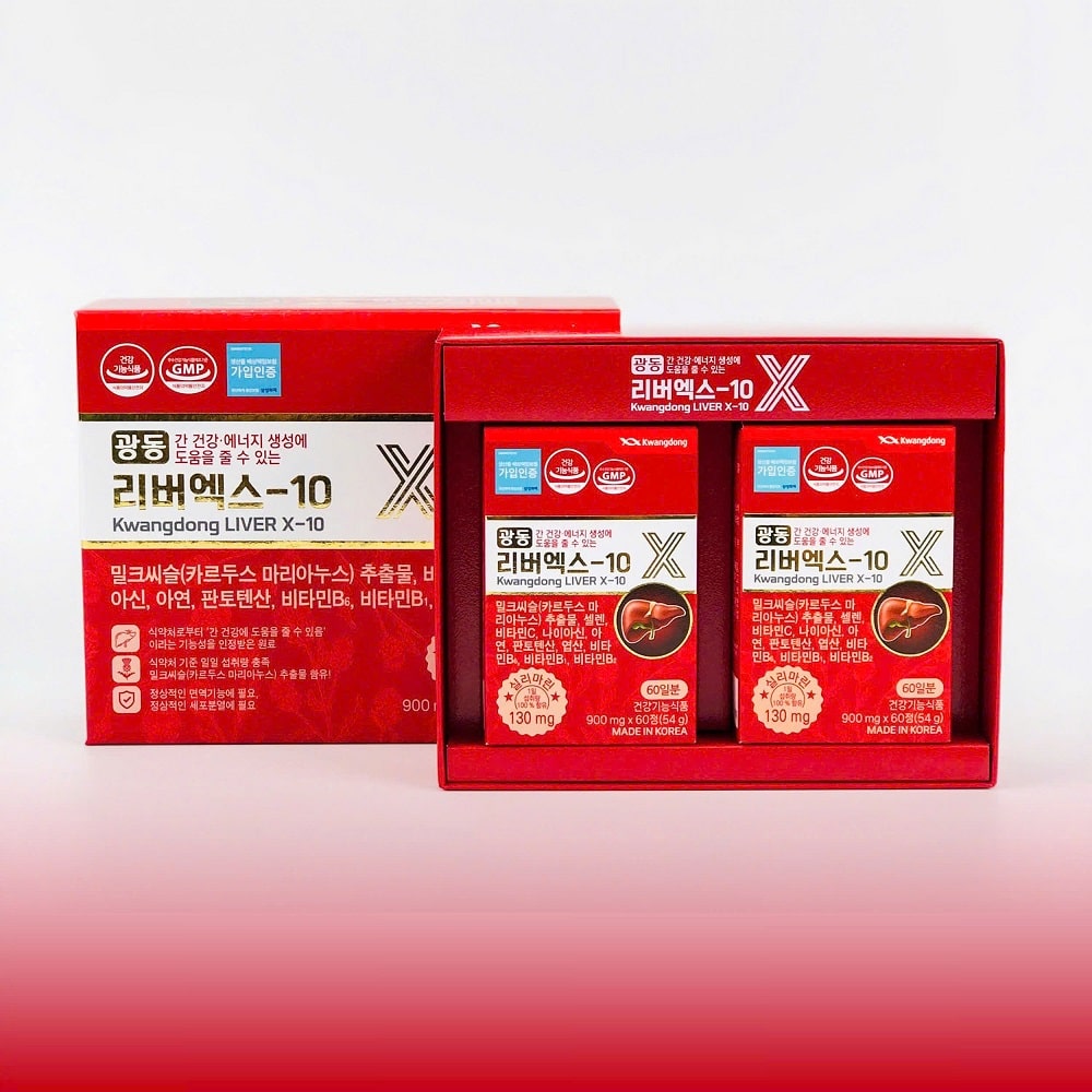 Mặt trước hộp bổ gan kwangdong Liver 10 Mặt trước hộp bổ gan kwangdong Liver 10