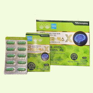 Viên bổ não màu xanh hộp 120 viên