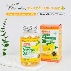 Hình ảnh thực tế tinh dầu hoa anh thảo 300 viên Hàn Quốc Kanghwa