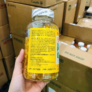 Hình ảnh thực tế tinh dầu hoa anh thảo 300 viên Hàn Quốc Kanghwa