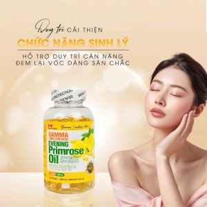 Hình ảnh thực tế tinh dầu hoa anh thảo 300 viên Hàn Quốc Kanghwa