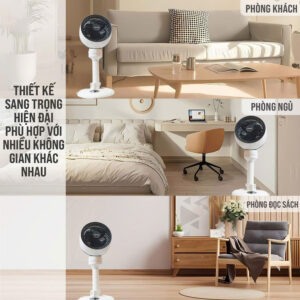 Quạt tuần hoàn Hàn Quốc Phileo giúp không gian thêm sang trọng