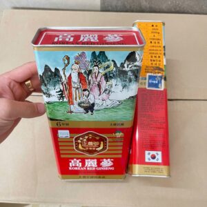 Mặt nghiêng hộp sâm khô cao cấp 300 gram