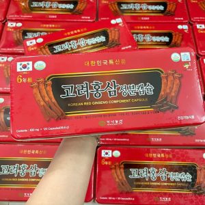 Mặt trước của sản phẩm hộp viên đạm sâm tổng hợp Hàn Quốc
