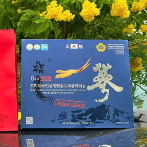 Mặt trước viên thiên sâm đông trùng Kingsize Super VVIP 180 viên