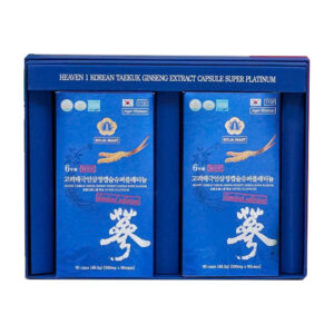 Hộp viên thiên sâm Hàn Quốc to gồm 2 hộp nhỏ mỗi hộp nhỏ 90 viên tổng 180 viên