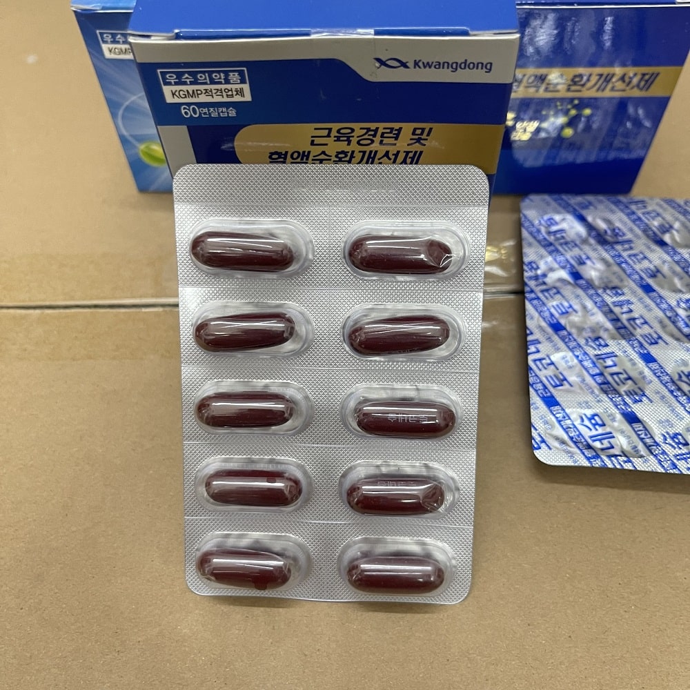 Mặt trước viên tê bì tay chân kwangdong Hàn Quốc Mặt trước viên tê bì tay chân kwangdong Hàn Quốc