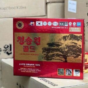Sản phẩm tinh dầu thông đỏ Cheong Song Won Gold Samsung 180 viên
