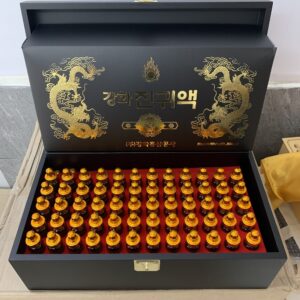Tinh chất sâm tổng hợp 60 ống Hàn Quốc hộp gỗ đen