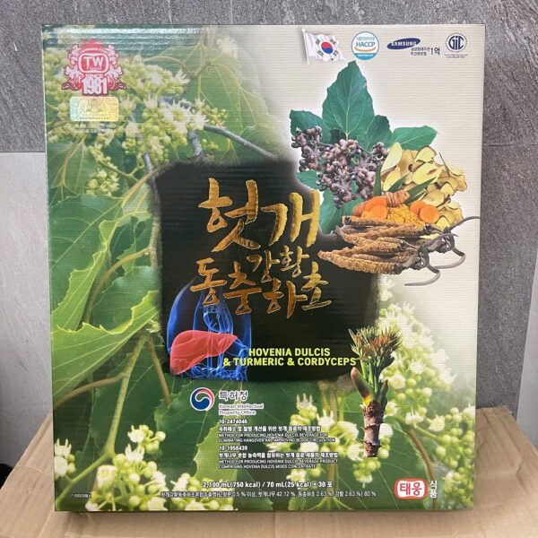 Nước Mát Gan Đông Trùng Hạ Thảo Tinh Bột Nghệ TW
