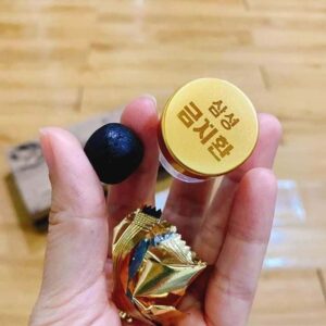 Mặt trước hộp nhỏ an cung Gum Jee Hwan hộp giấy 60 viên