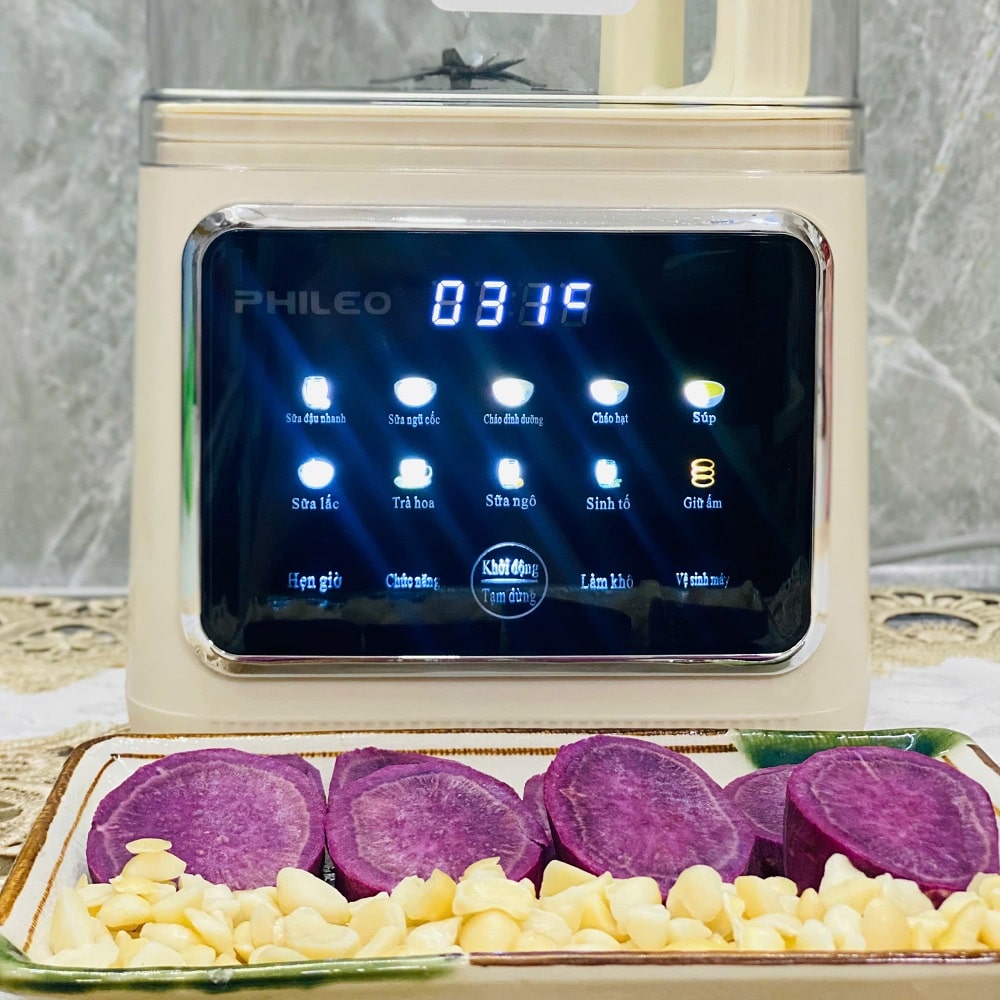 Máy làm sữa hạt Hàn Quốc tiện dụng với 10 chế độ nấu Máy làm sữa hạt Hàn Quốc tiện dụng với 10 chế độ nấu