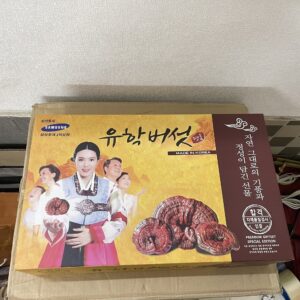 Mặt trước hộp nấm linh chi Hàn Quốc