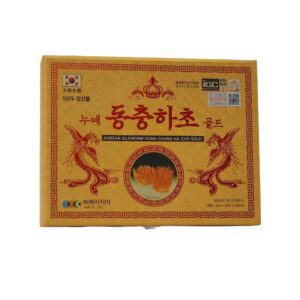 Nước đông trùng hạ thảo Hàn Quốc hộp gỗ vàng