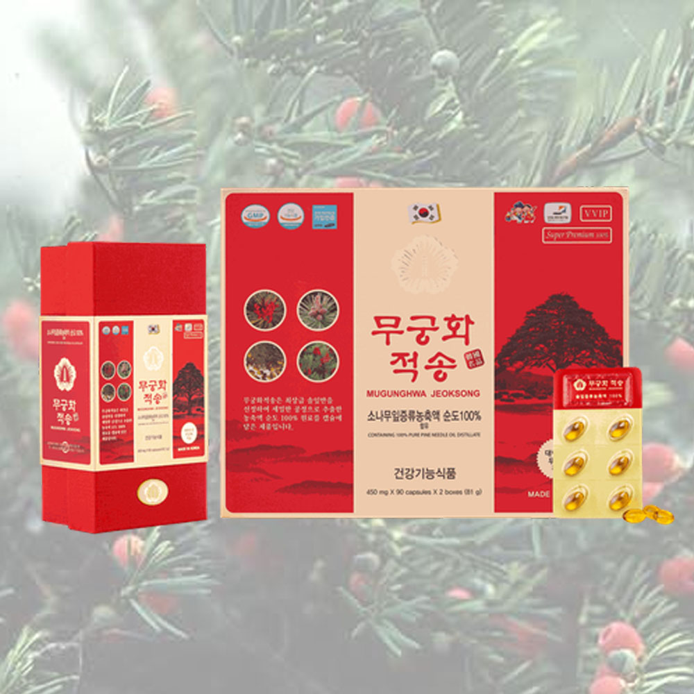 Thành phần từ dầu thông đỏ trong rừng sâu của Hàn Quốc Thành phần từ dầu thông đỏ trong rừng sâu của Hàn Quốc
