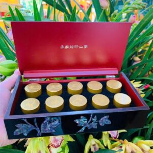 An cung tổng thống Hàn Quốc mỗi hộp 10 viên dát vàng cao cấp