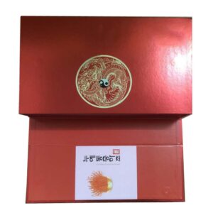 Mặt hộp nước đông trùng hộp giấy đỏ Hàn Quốc