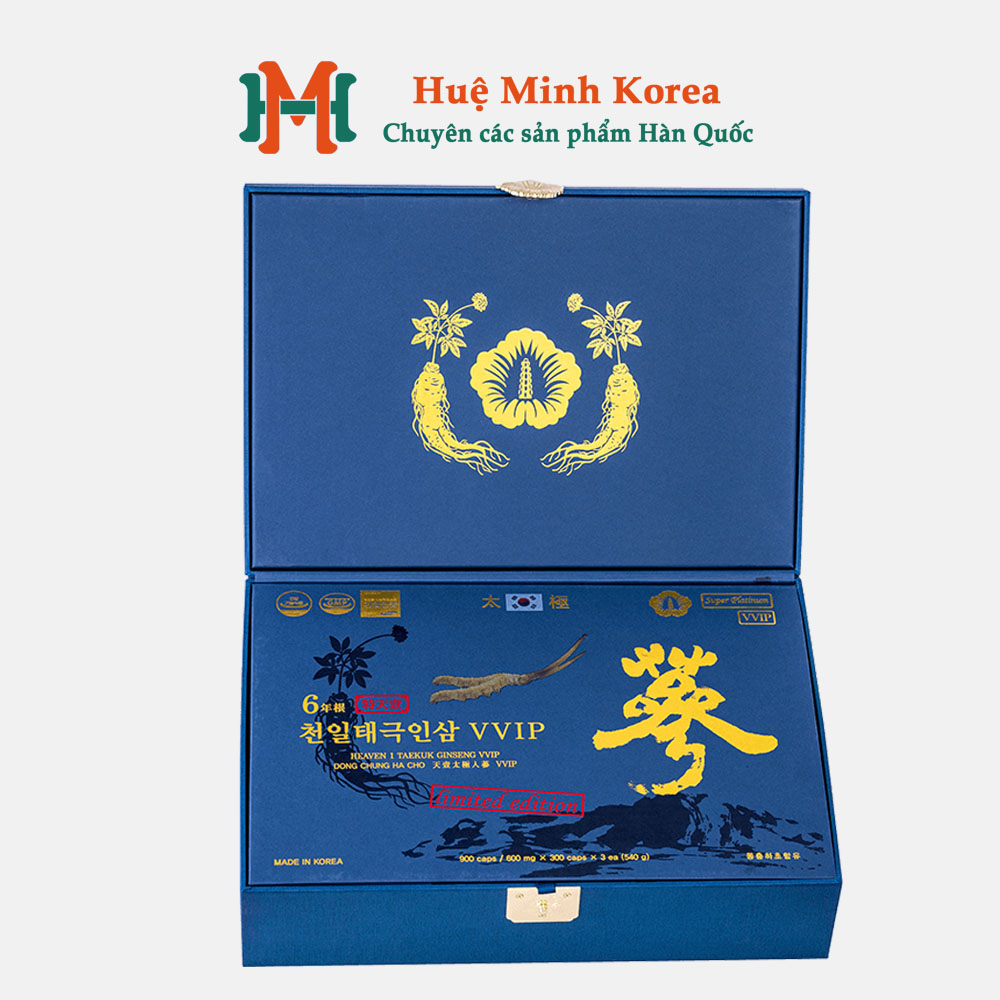Mặt trước hộp viên thiên sâm đông trùng Kingsize 900 viên Mặt trước hộp viên thiên sâm đông trùng Kingsize 900 viên