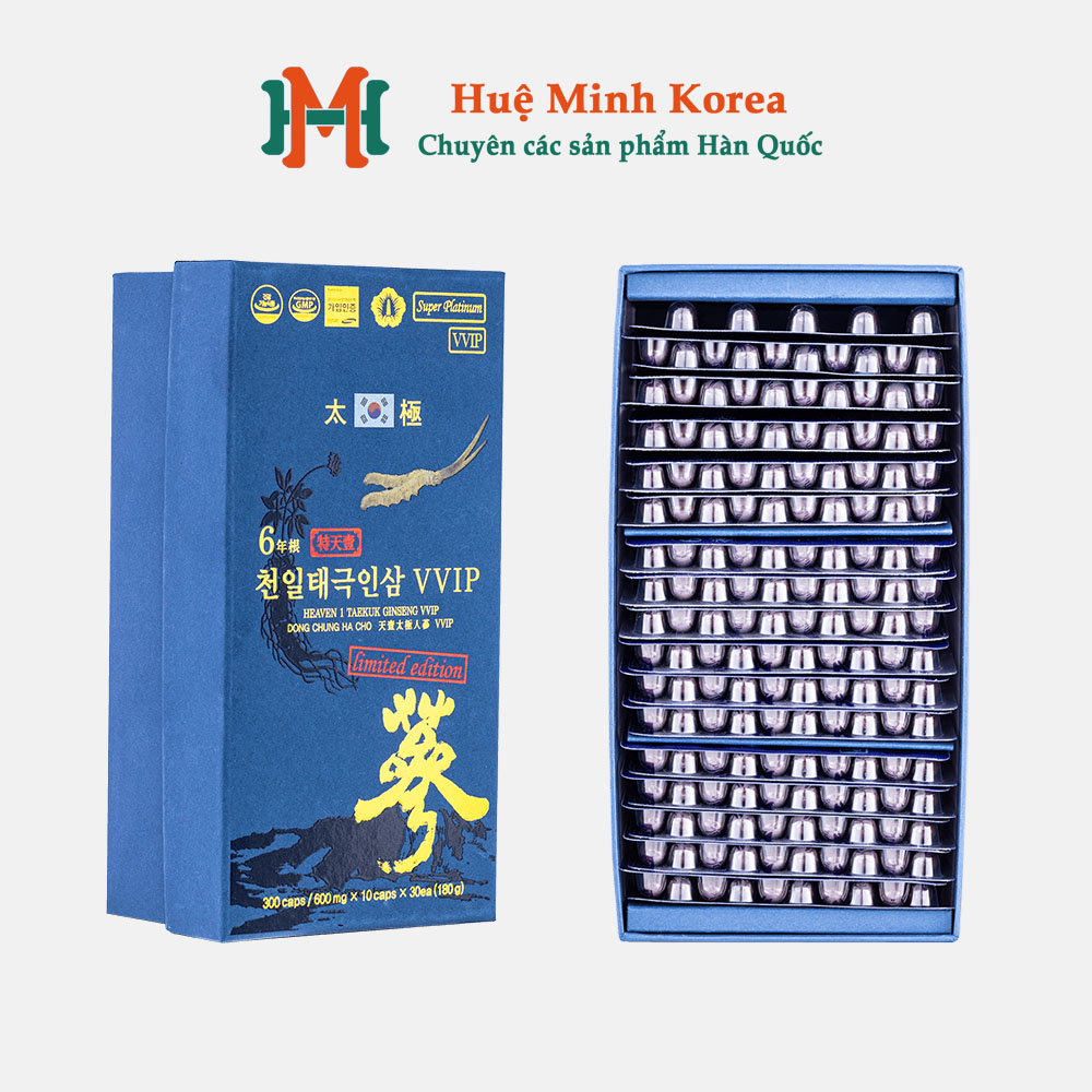 Mỗi hộp nhỏ thiên sâm đông trùng Kingsize gồm 300 viên Mỗi hộp nhỏ thiên sâm đông trùng Kingsize gồm 300 viên