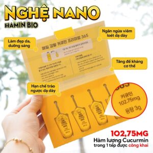 Tác dụng của dòng nghệ Daily Turmeric Curcumin Premium 365