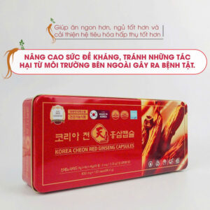 Công dụng tốt cho người dùng viên đạm sâm cheon Hàn Quốc