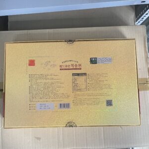 Mặt sau hộp tinh dầu chính phủ Samsung Hàn Quốc