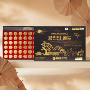 Mặt trước hộp An cung trầm hương Gongjindan Gold