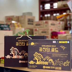 Hình ảnh thực tế an cung Gongjindan Gold hộp giấy 60 viên