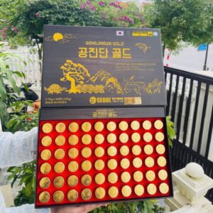 Hình ảnh thực tế an cung Gongjindan Gold hộp giấy 60 viên