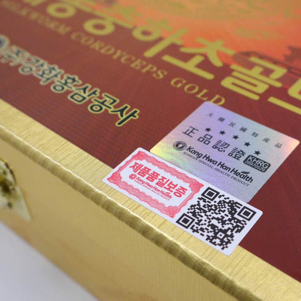 Tem mặt trước sản phẩm nước đông trung Kanghwa cao cấp Tem mặt trước sản phẩm nước đông trung Kanghwa cao cấp