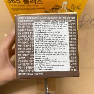 Thông tin sản phẩm tinh nghệ nano 365 Plus cao cấp 32 tép