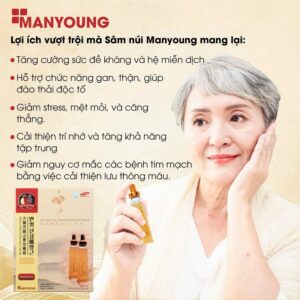 Công dụng tinh chất sâm núi Manyoung