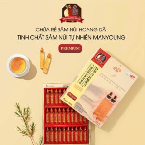 Tinh chất sâm núi Manyoung Premium 30 ống Hàn Quốc