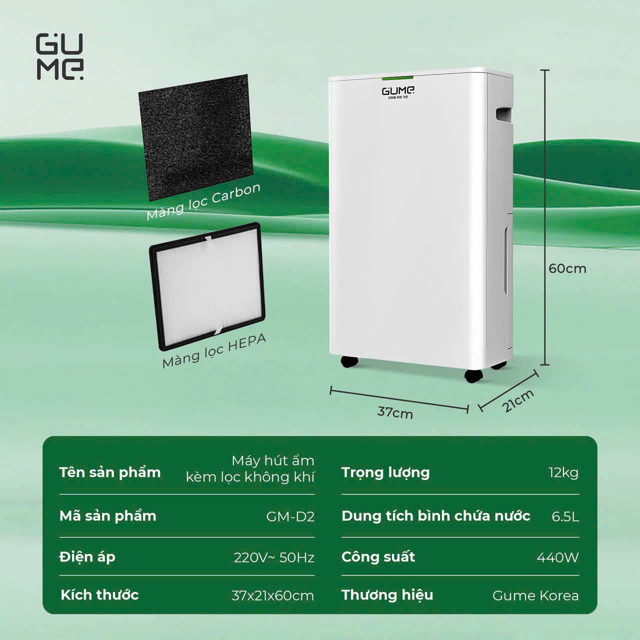 Một tính năng cực hay của máy hút ẩm là lọc không khí rất tiện dụng Một tính năng cực hay của máy hút ẩm là lọc không khí rất tiện dụng