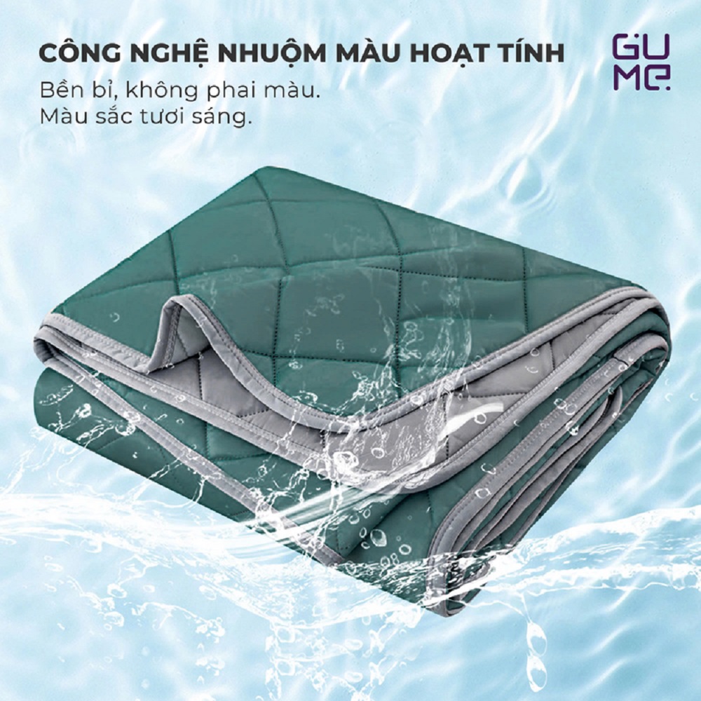 Công nghệ nhuộn màu hoạt tính trên chăn lạnh Gume Công nghệ nhuộn màu hoạt tính trên chăn lạnh Gume
