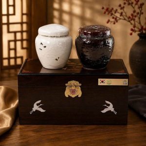 Hũ đôi cao hắc sâm đông trùng Hàn Quốc cao cấp