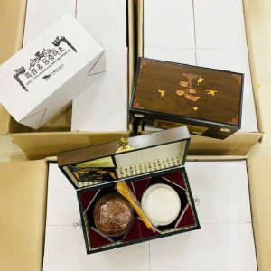 Hộp tổng thể hũ đôi cao hắc sâm đông trùng Hàn Quốc
