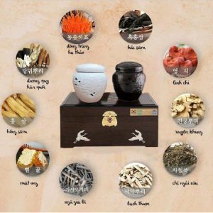 Thành phần hũ đôi cao hắc sâm đông trùng Hàn Quốc