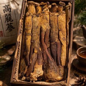 Sâm khô 10 củ 300 gram hộp thiếc Hàn Quốc