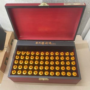 Mỗi hộp tinh chất bổ dược hoàng đế Hàn Quốc gồm 60 ống x 20ml