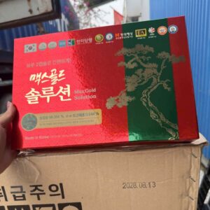 Mặt trước tinh dầu thông đỏ Hanmi Hàn Quốc
