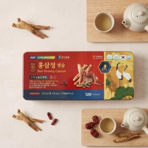 Mặt trước hộp viên đạm sâm tổng hợp Hàn Quốc Hamin 120 viên