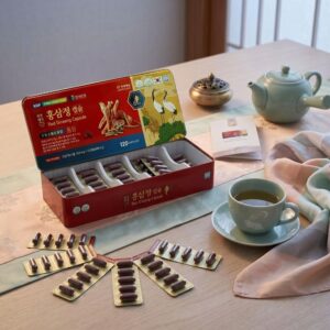 Hộp đạm sâm linh chi nhung hươu tổng hợp 120 viên tổng hợp cao cấp Hàn Quốc